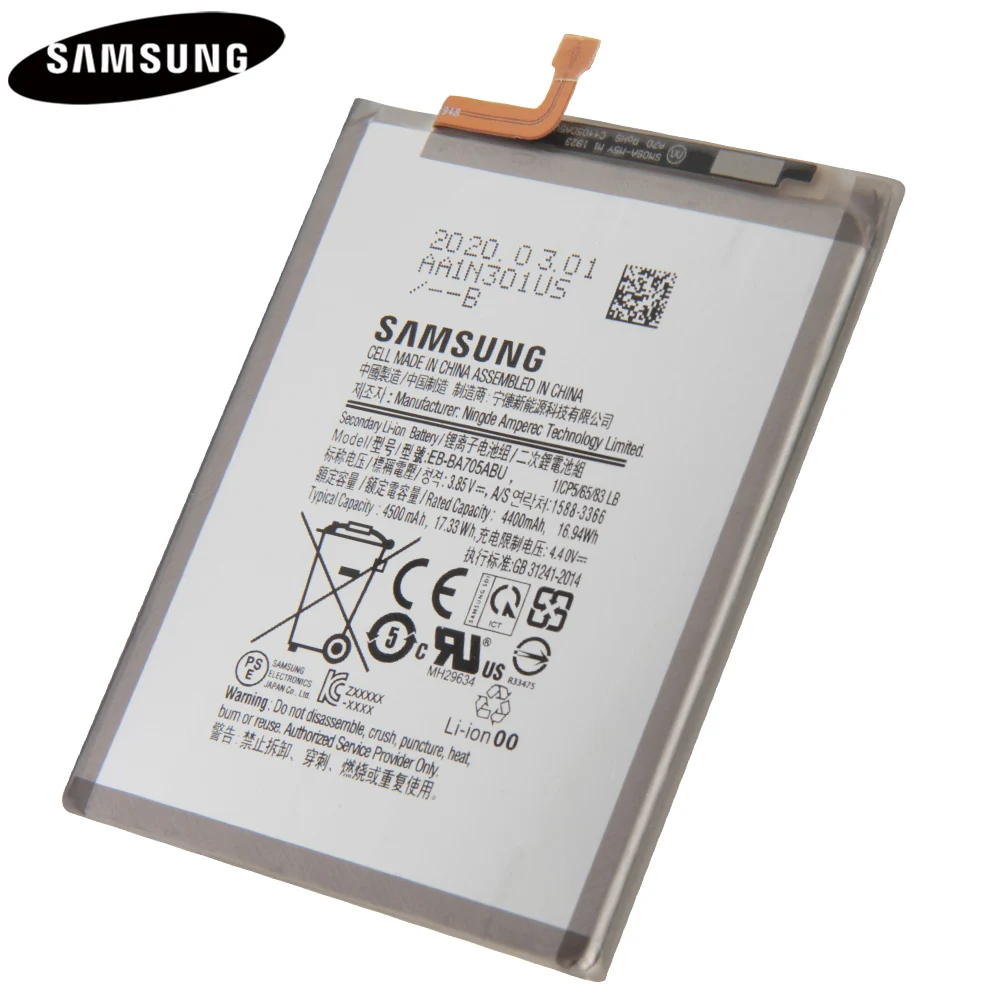 Genuine Phone Battery Eb Ba705abu For Samsung Galaxy A70 A705 Sm A705 4500mah Original Replacement Battery Mobile Phone Batteries Aliexpress