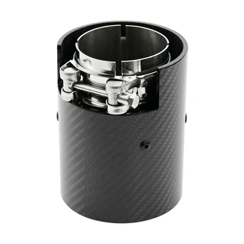 

Car LED Exhaust Muffler Tip Pipe Flaming Straight Length 125mm Car Accessories Modified Single Outlet Exhaust Pipe Tail Throat