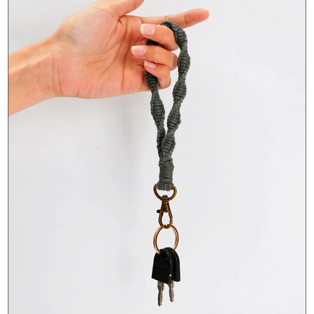 Porte-clés Vintage Gland Crin De Cheval Fait Main (1988, Marron Crème) - Accessoire Western/sac