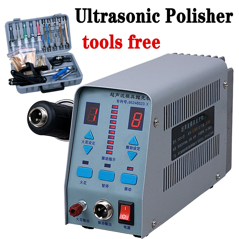 

YJCS-5B ultrasonic mold polishing machine polishing machine sand blaster with full kit accessories 220V with accessories
