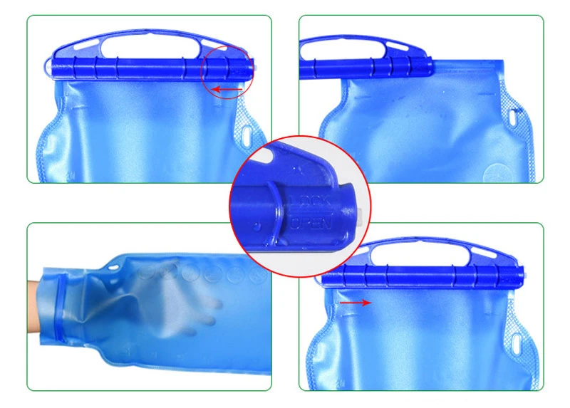 New Outdoor Water Bag Foldable Folding Workout Hiking Cycling Climbing Camping Fishing Picnic Water Bottle Bladder Inner Bags