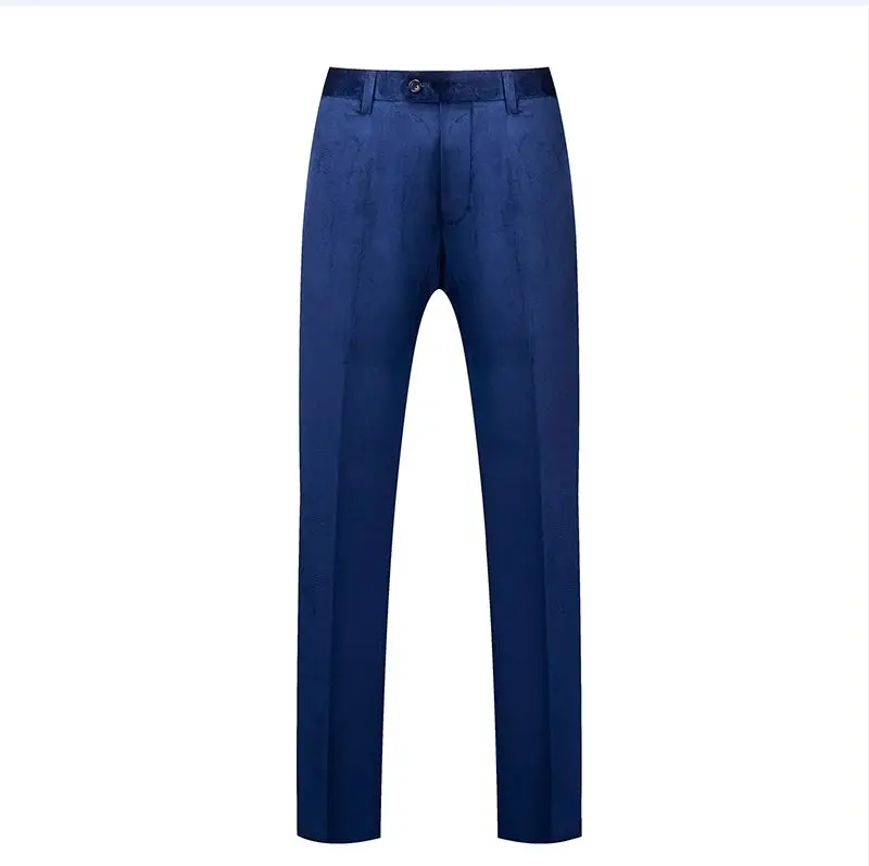 Королевский синий MOGU модные новые повседневные брюки для мужчин 4 цвета Slim Fit Мужские брюки Желтые мужские эластичные узкие брюки зауженные повседневные брюки - Цвет: Королевский синий