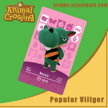 

322 Rocco Animal Crossing Card Amiibo for New Horizons