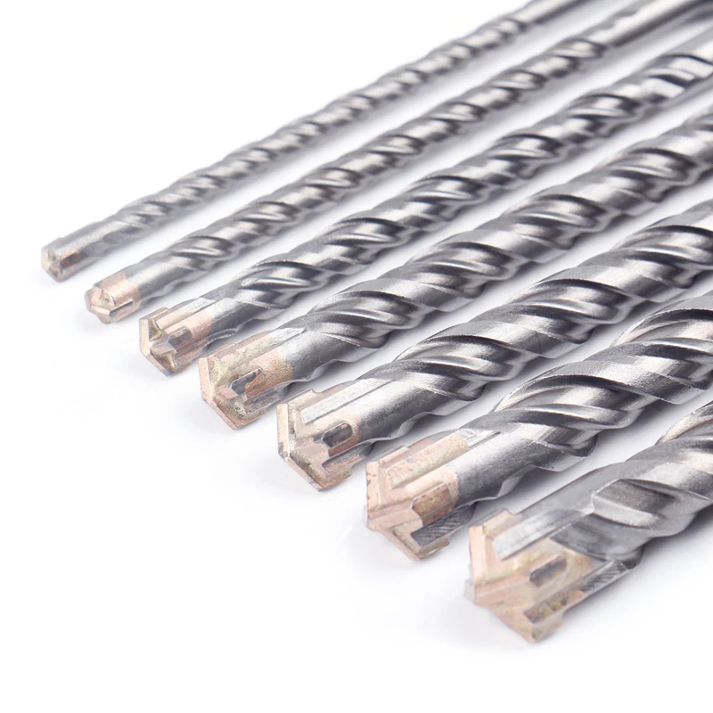 Toolant SDS Plus Hammer Drill Bits Set – 7 Sizes (3/16" To 1") X 12" Long, Carbide Tipped For Concrete - View #5
