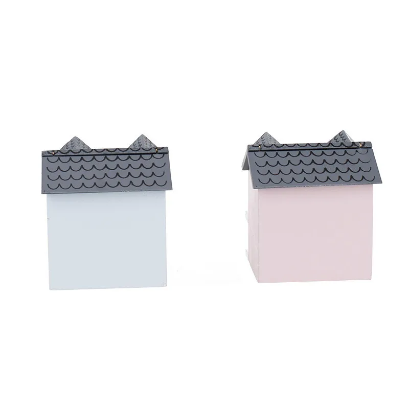 JO HOUSE Doll House Furniture Villa Toy 1:12 Dollhouse Miniature 3D Wooden Country House Model