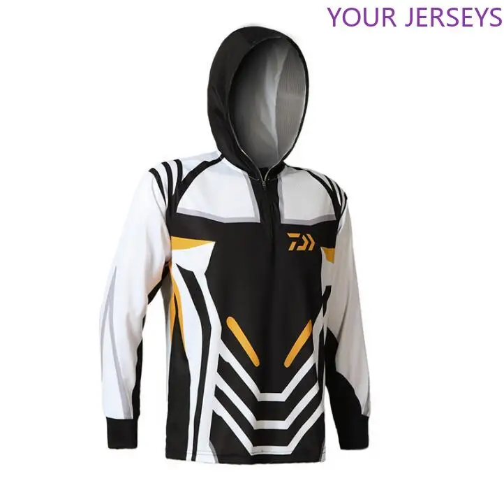 

Fishing Clothes Fish Shirt Breathable Perspiration Quick Dry Anti-UV Sports Fishing Clothing M L XL XXL XXXL DAIWA Pesca
