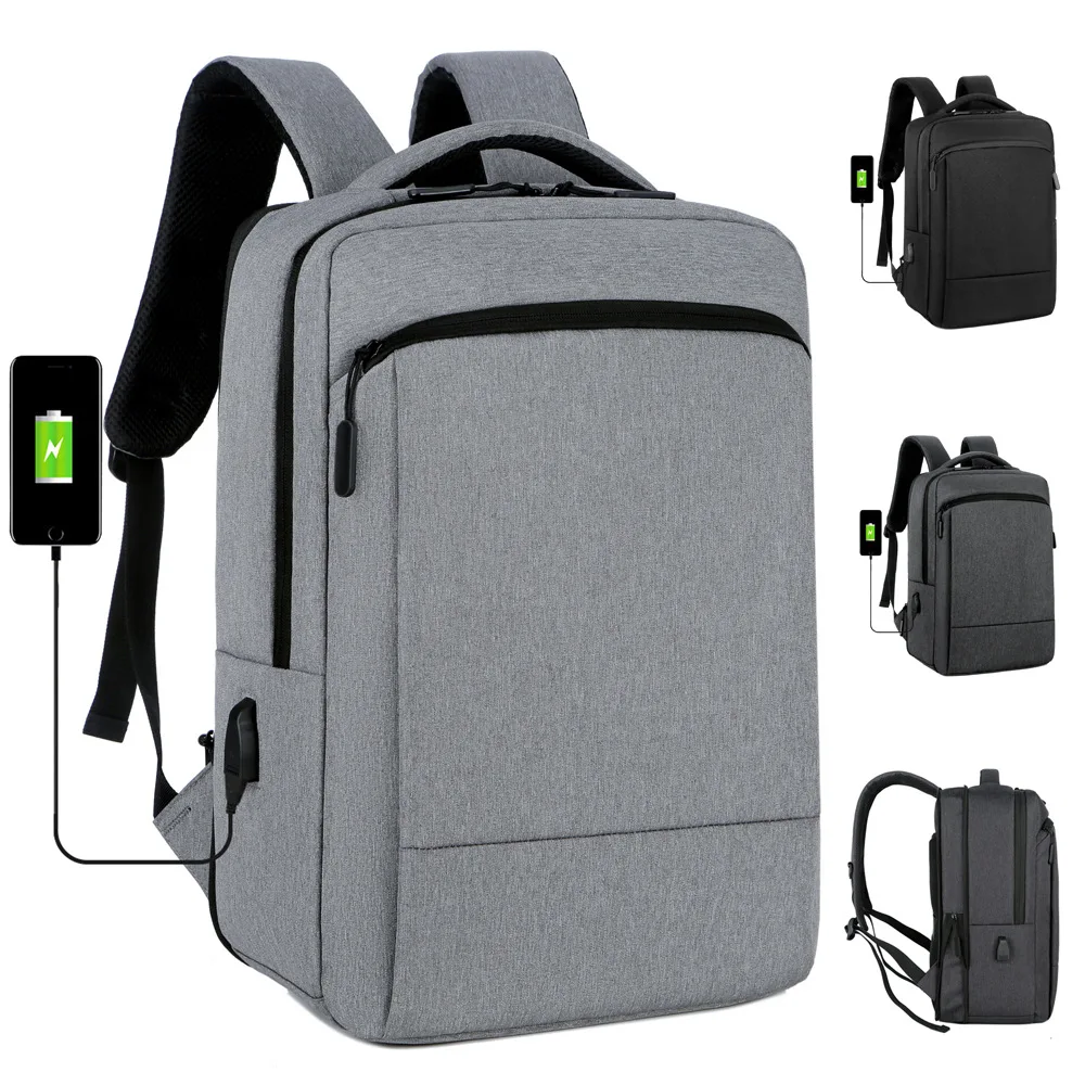 

New Style Men Laptop Backpack Multi-functional Business Backpack Waterproof Schoolbag Customizable Logo