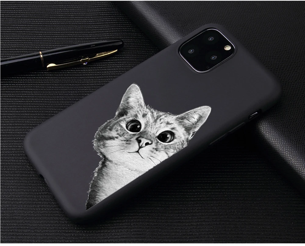Чехол с изображением улыбающейся собаки хаски для iPhone 6, 7, 8 Plus, X, XS, Max, XR, 5S, SE, чехол, космическая планета, звезда, мягкий ТПУ чехол для iPhone 11Pro, чехол