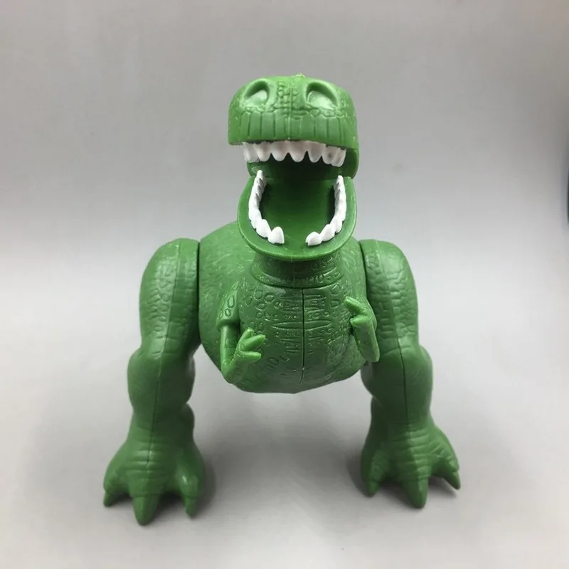 1 шт. Toy Story Rex Зеленый Динозавр ПВХ фигурка игрушка на день рождения Рождество Новогодний подарок подвижные суставы куклы 22*16*13 см