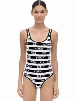 

Summer New Fashion Adult Swimming Suit Women Female One-Piece Striped Ladies' Swimwear Swimsuit