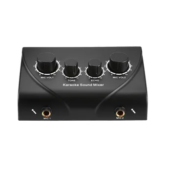 

Karaoke Sound Mixer Professional Audio System Portable Mini Digital Audio Sound Karaoke Machine Echo Mixer System