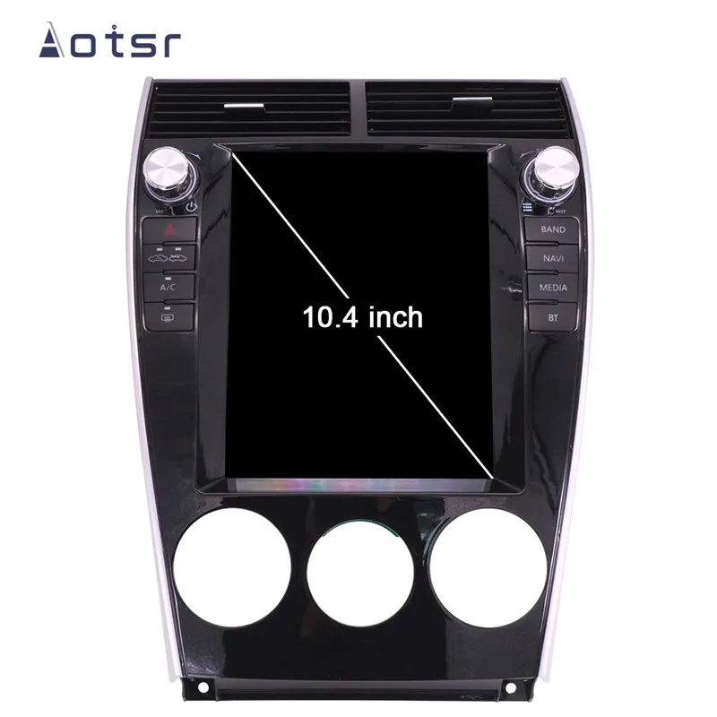 Clearance Tesla Style Android 7 Vertical Screen GPS Navigation No DVD Player For Mazda 6 2002-2008 Auto Stereo Multimedia Player Head Unit 11