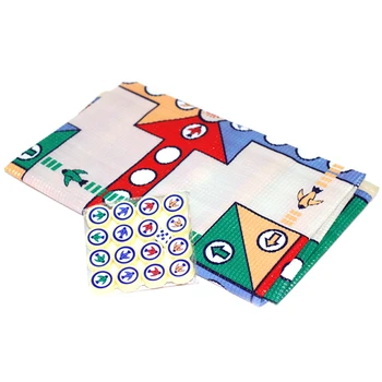 

Gift Flying Chess Set Floor Carpet Parent-child Educational Toy Funny Board Game Baby Crawling Activity Easy Clean For Kids