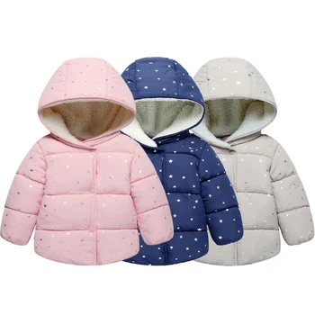 

Baby Girls Jacket 2019 Autumn Winter Jacket for Girls Coat Kids Warm Hooded Outerwear Children Clothes Infant Girls Coat