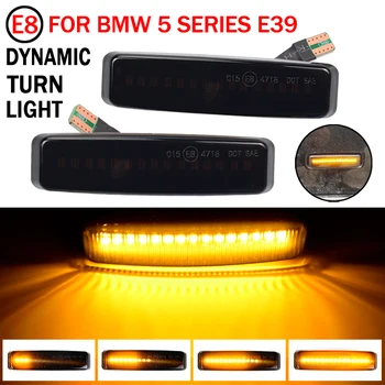 

For BMW 5 Series E39 (09.1995-06.2003) Side Marker LED Dynamic Turn Signal Light Flasher Flowing Water Blinker Flashing Light