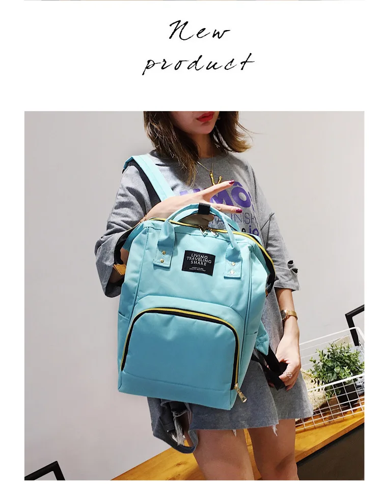 Large capacity Jagged bag Backpack bag Multi-function Travel Backpack Baby pregnant Mummy bag Student bag Fashion new backpack