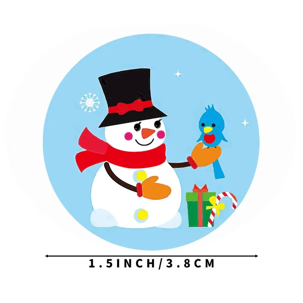 

Merry Christmas Decorative Stickers Cute Santa Claus Tree Scrapbooking Sticker Label Diary Stationery Album Stickers New Year