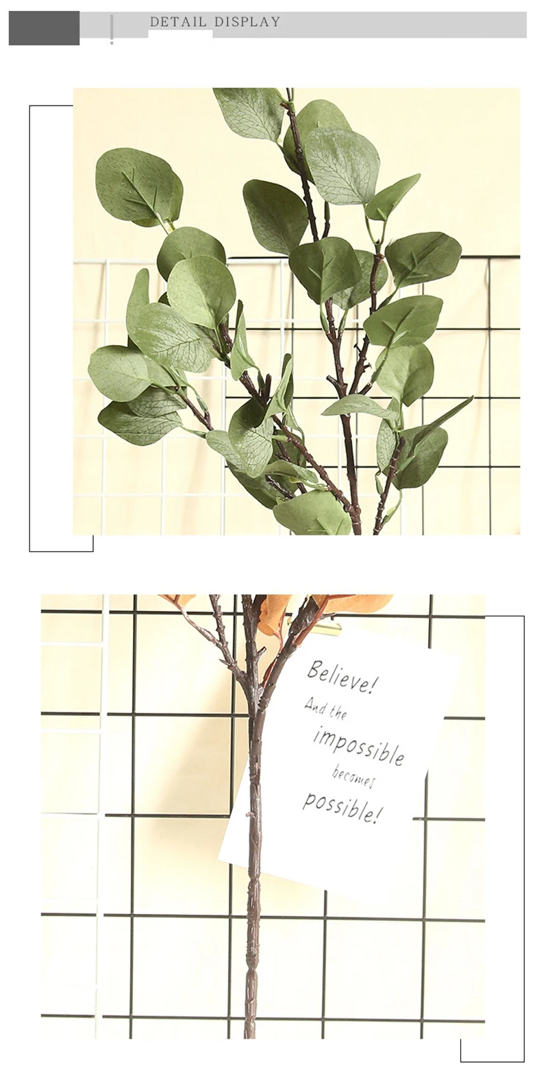 1 шт. искусственных листьев Яблока Gingko INS искусственных листьев растений листьев гинкго для Weding украшения дома спальни