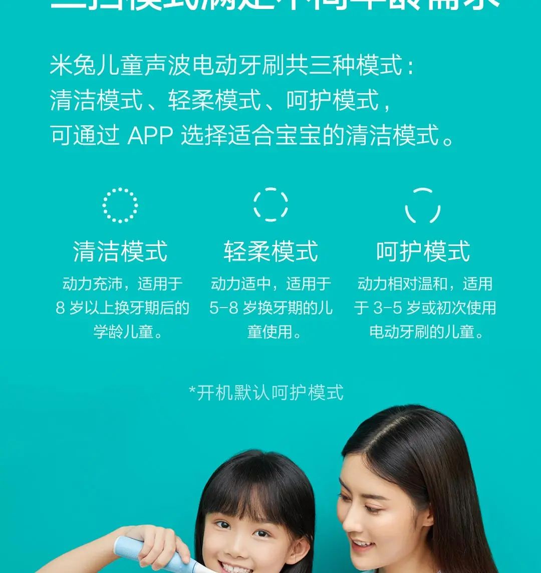 Оригинальная Xiaomi Mi, Детская электрическая зубная щетка, умная, забавная, заботится о детских зубах, Интерактивная аниме, сопроводительная музыка, оповещение о превышении давления