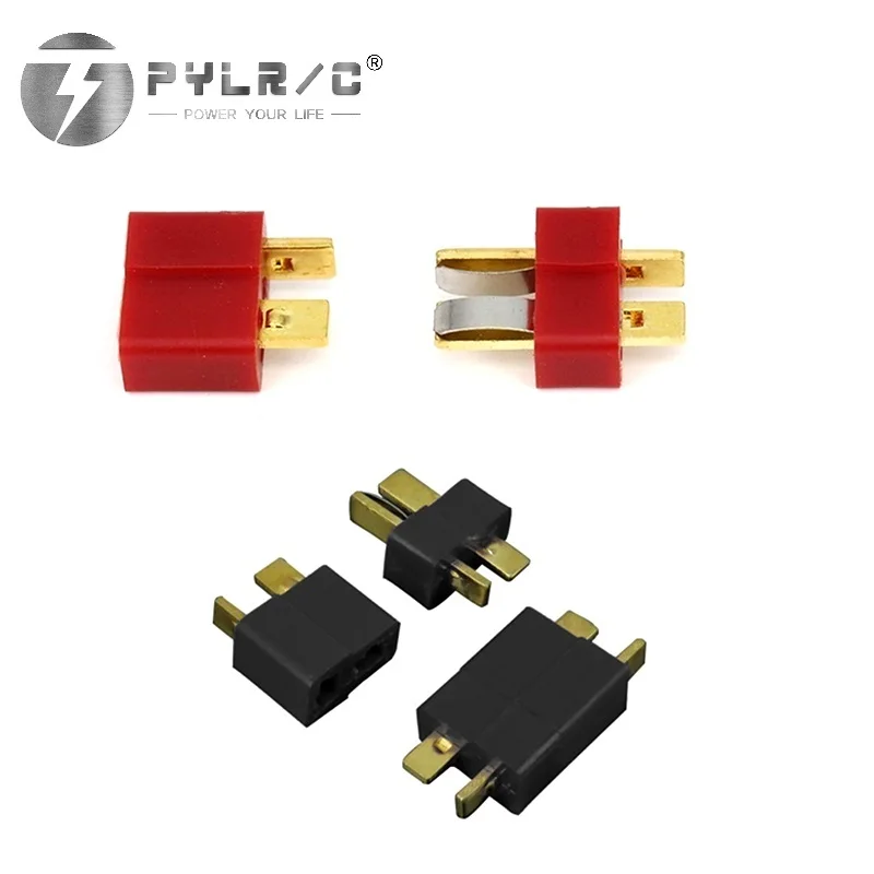 

T Plug Male & Female Deans Connectors Style For RC Drone LiPo Battery Spare Parts New 10 Pcs
