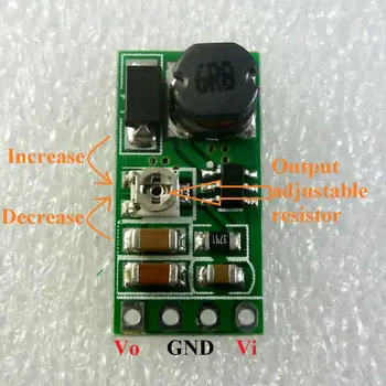 

DD06AJSB 5PCS 2.7-6V TO 3-15V DC DC Boost Adjustable Converter for LED driver 18650 Lithium battery portable charger