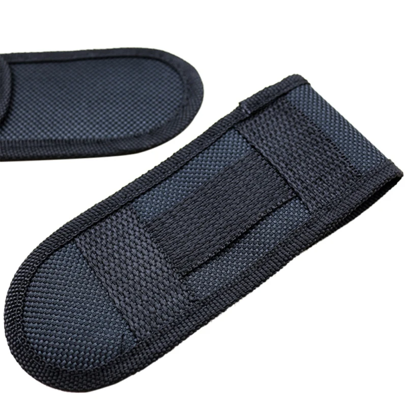 Outdoor Nylon Sheath Folding Cutter Black Clip Case Pliers Cutters Cover Bags Wood Cutter Sets Scabbard Waist Pack 1pcs tool bags
