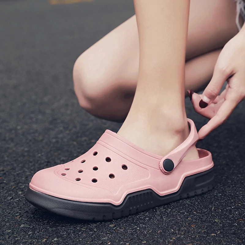 LLUUMIU/Женская обувь Сандалии кроксе Sandalias Летняя Sandalen Шлепанцы Sandalet hombre Sandali Croc
