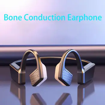 

Bone Conduction Bluetooth 5.0 Headphones Wireless Earphones Waterproof Sports Headset with Microphone TWS Music Headphones