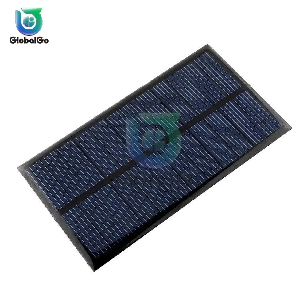 

Solar Panel 6V Mini Solar System DIY For DC Battery Cell Phone Chargers Portable 0.6W 1W Solar Cell For Toy Smart Home Lighting