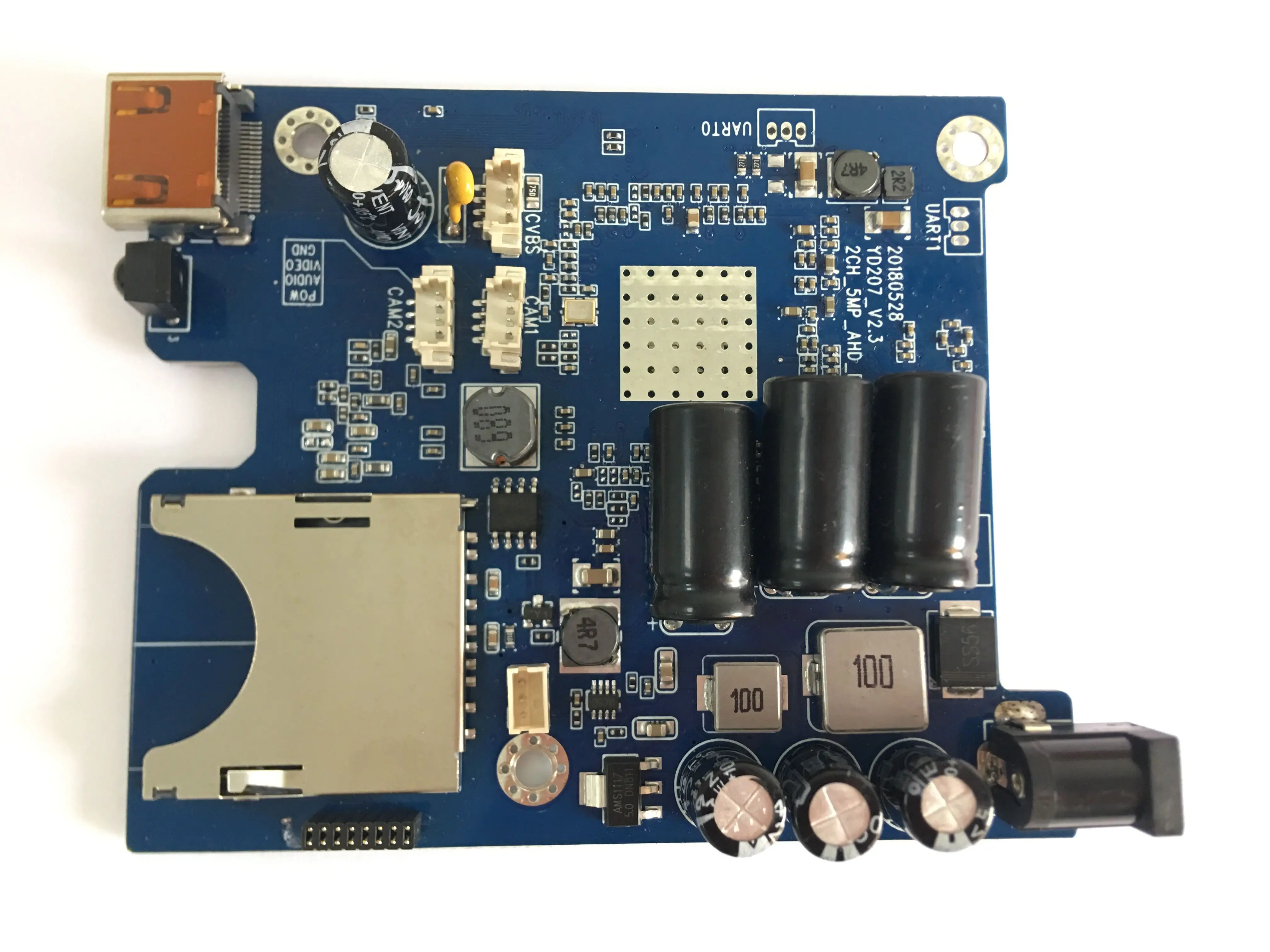  2019 neueste HD 1080P 2CH AHD DVR PCB Board Mini Fahrzeug Mobile DVR Bord unterstützung 512GB sd Ka
