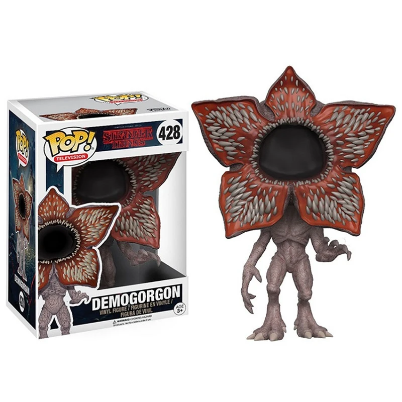 Funko оригинальные странные вещи Eleven Demogorgon Дастин Хоппер Джонатан Joyce Steve Brenner фигурка Коллекционная модель игрушки - Цвет: Demogorgon-428