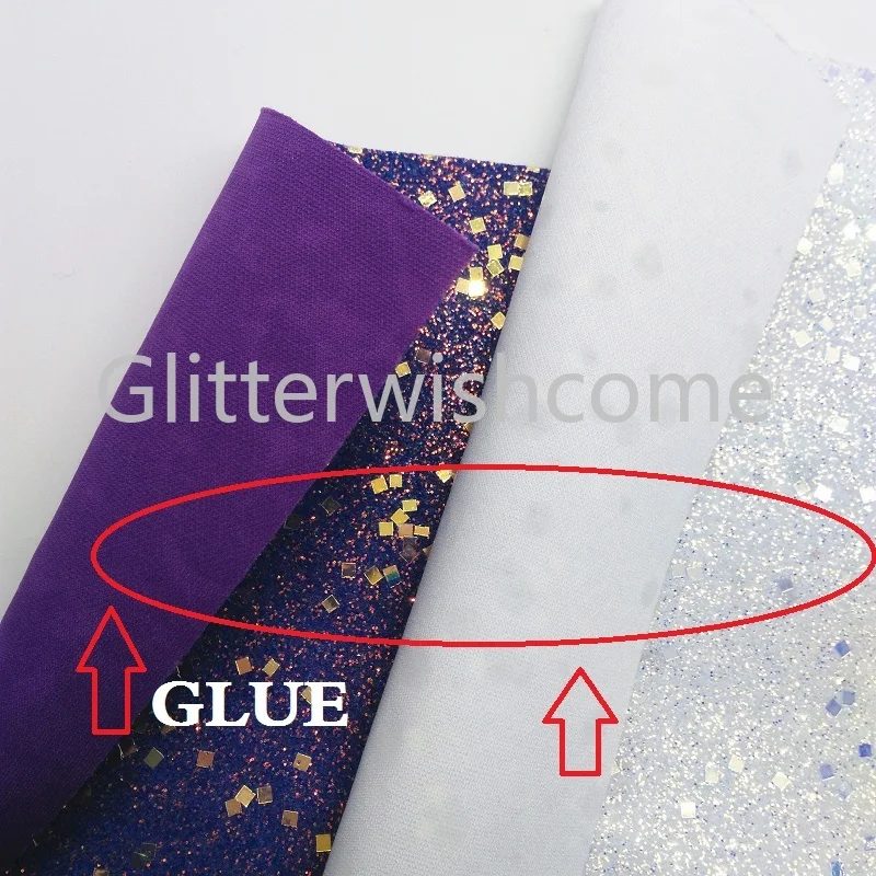 Glitterwishcome 21X29 см А4 Размер синтетическая кожа, неоновая массивная блестящая кожа, искусственная ткань из искусственной кожи винил для бантов, GM562A