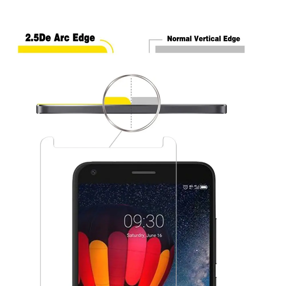С уровнем твердости 9H 2.5D закаленное Стекло для zte лезвие A310 A462 A506 A512 A530 A602 A610 A612 V7 V8 спутниковая V9 V8 Мини Прозрачная HD защитная пленка Экран протектор