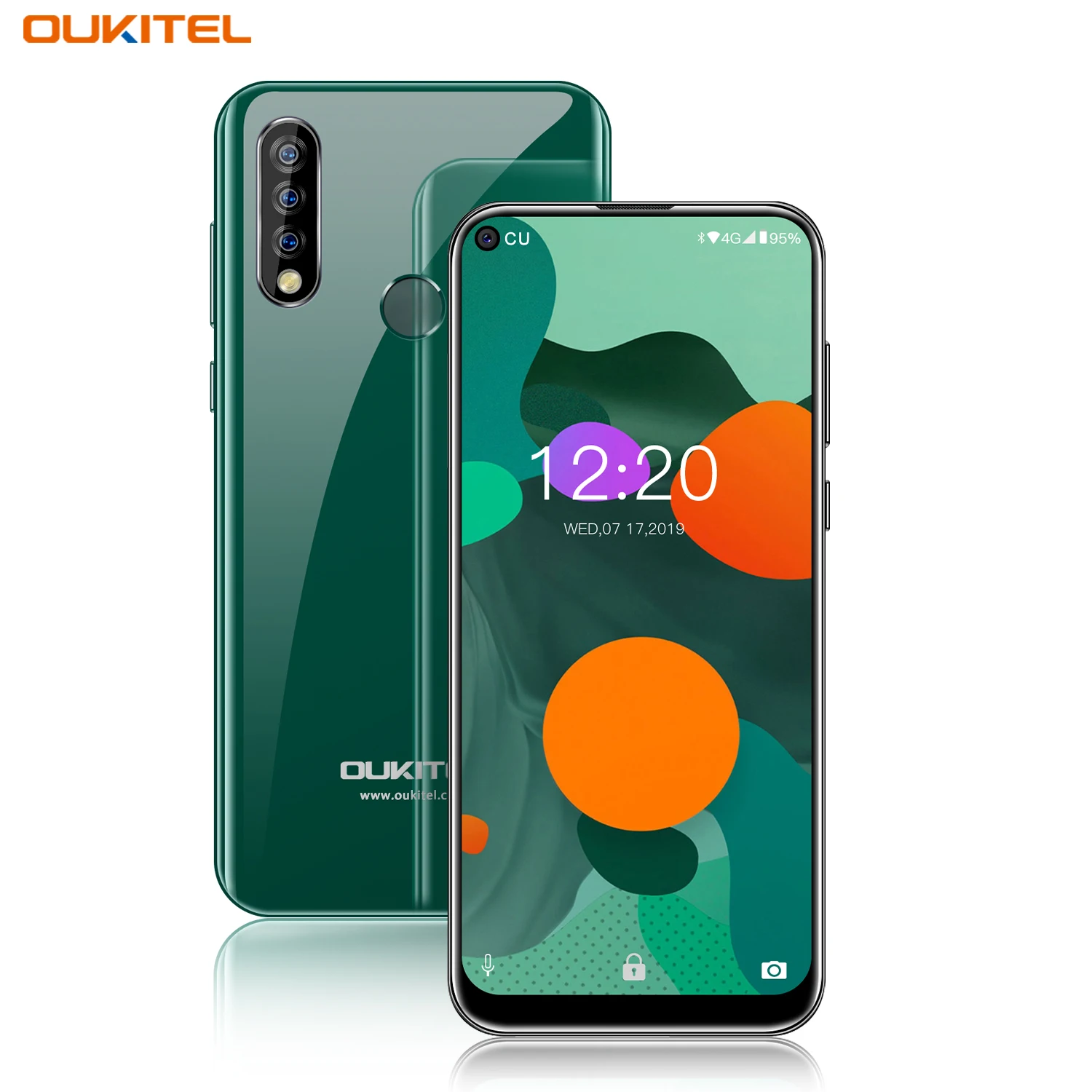 OUKITEL C17 Pro 6,35 ''Android 9,0 4 Гб 64 Гб Смартфон 19:9 MT6763 процессор отпечаток пальца Лицо ID Восьмиядерный 3900 мАч 4G мобильный телефон