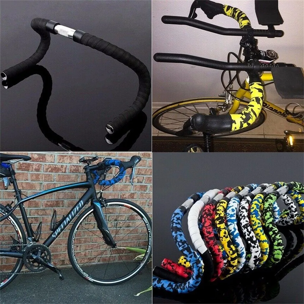 Модные ленты для руля велосипеда 2 шт. EVA руль лента Аксессуары ящерицы #40|Обмотка