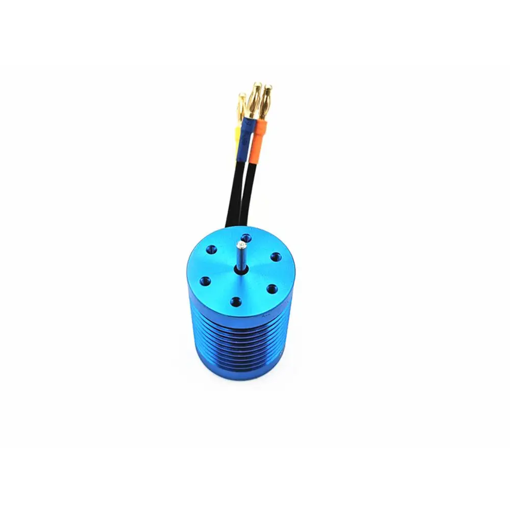 3650 4370KV 9T 4-полюсный, бесщеточный двигатель для 1/8 1/10 RC лодка RC автомобиль
