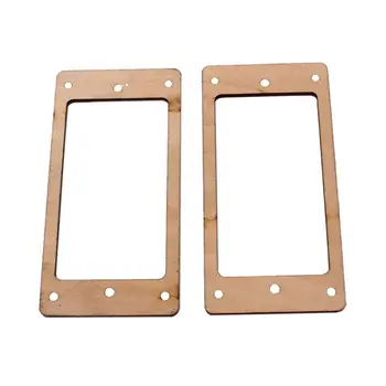 

Wood Humbucker Pickup Mounting Ring Frame with Screws for LP Guitar Parts K4UC
