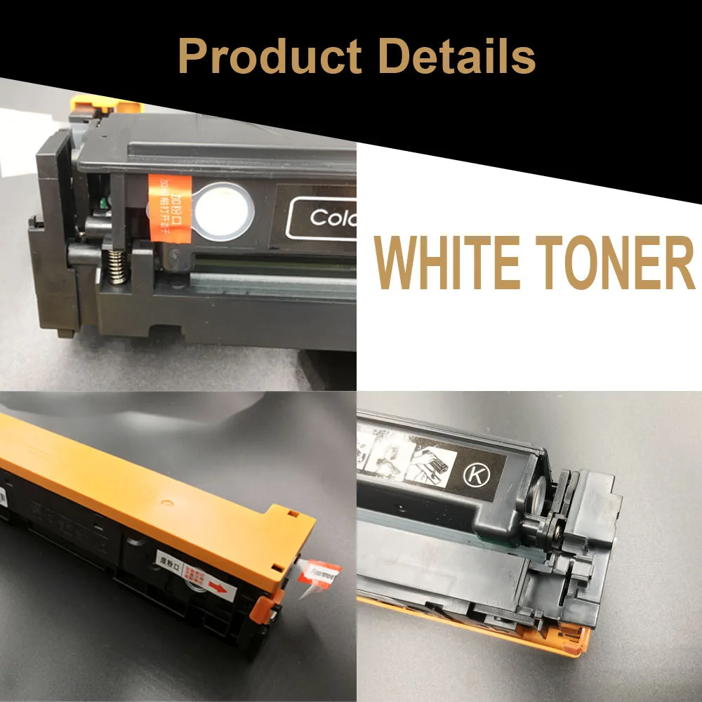 Misee 206A 207A White Toner Cartridge Compatible for HP Laserjet Pro M255 M255dw M255nw MFP M282nw M283fdw M283fdn (No Chip) toner cartridge replacement