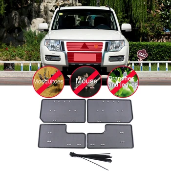 

for Mitsubishi Pajero V80 Shogun Montero Limited 2010-2019 Front Grille Insert Net Anti-insect Garbage Proof Inner Cover Net
