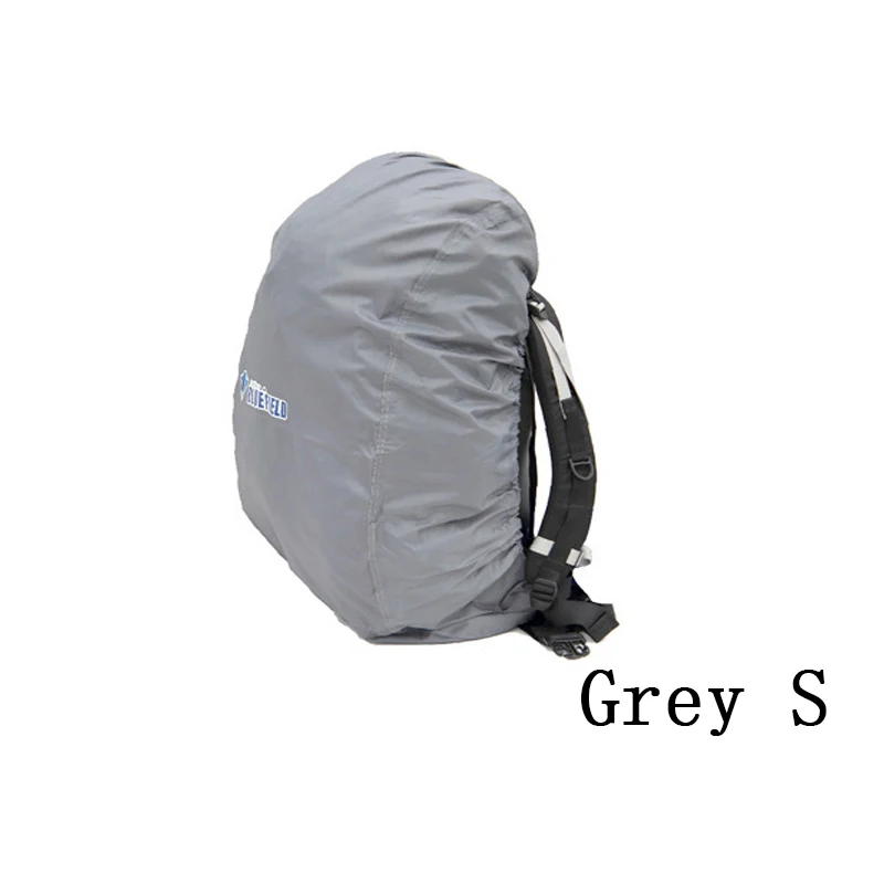 Grey S Рюкзак с защитой от дождя активный отдых, путешествия, скалолазание водонепроницаемый чехол для 15L-80L сумка через плечо сумка для дорожного набора - Цвет: Grey S