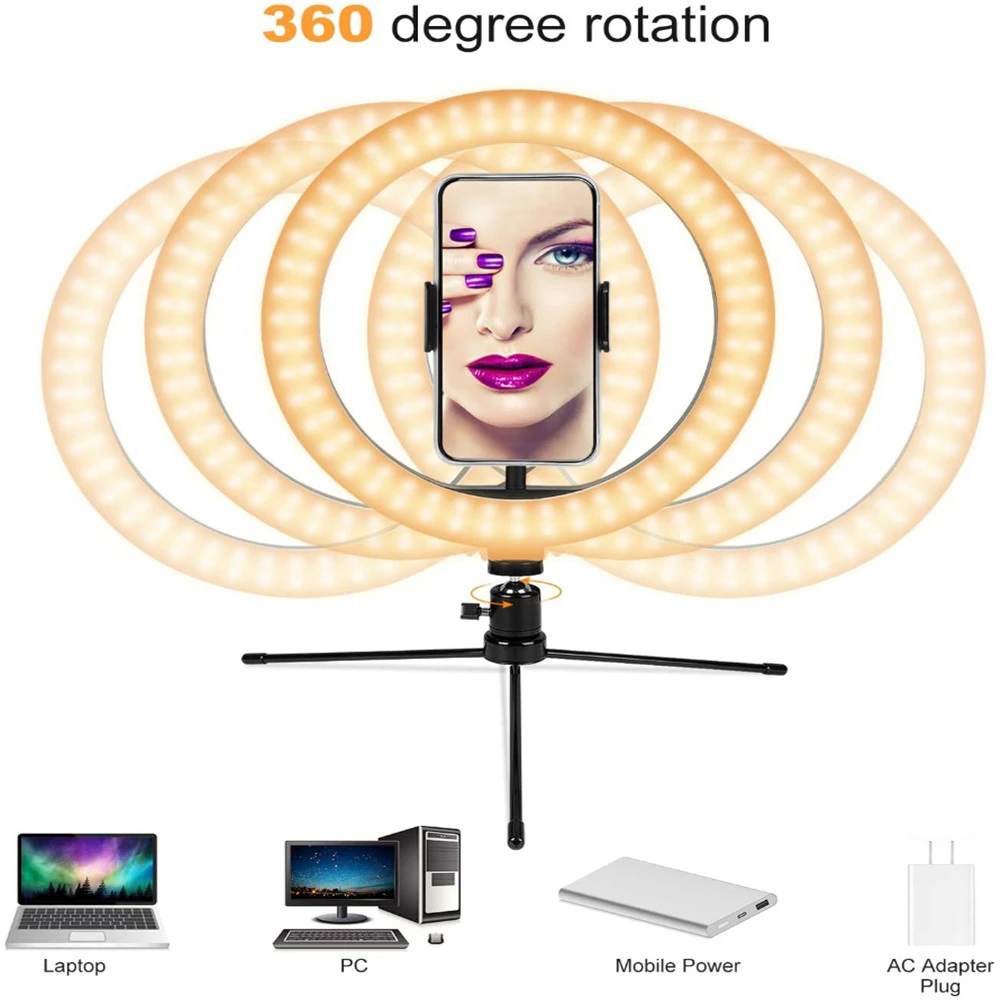 360 adjustable ringlight