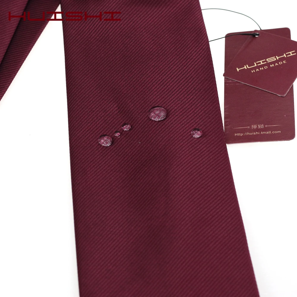 Wedding Ties Unisex Waterproof Neck Tie Scarves Accessories For Men Wine Red Suit Tie Marriage Gift