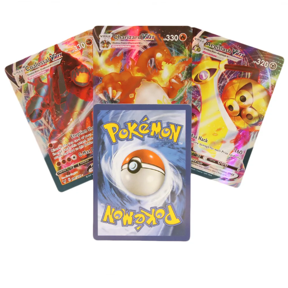 50-300 Pcs Pokemon Card Shining TAKARA TOMY Cards Game TAG TEAM VMAX GX V MAX Battle Carte Trading Children Toy