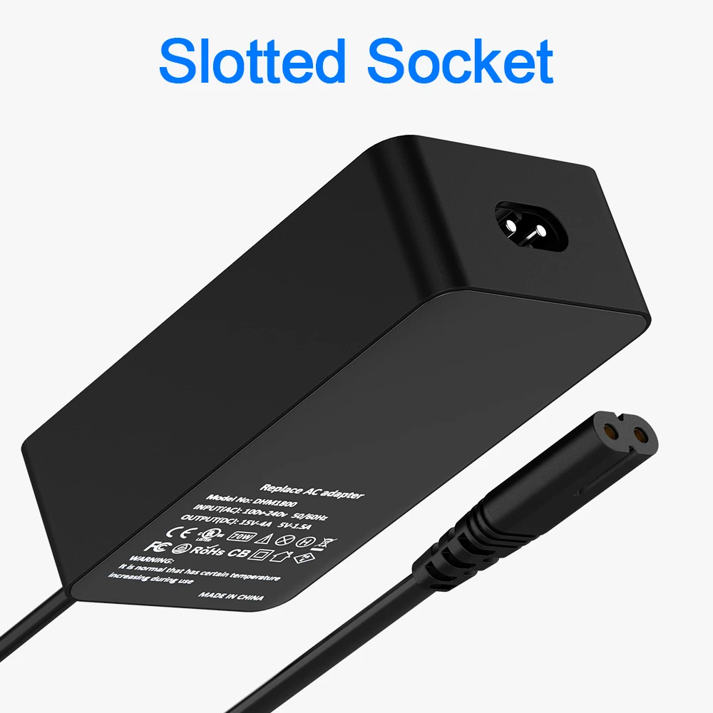 Rocketek 15V 4A 44W для Microsoft Surface GO Book1 Pro 3/4/5/6 ноутбука 1 AC адаптер питания быстрое зарядное