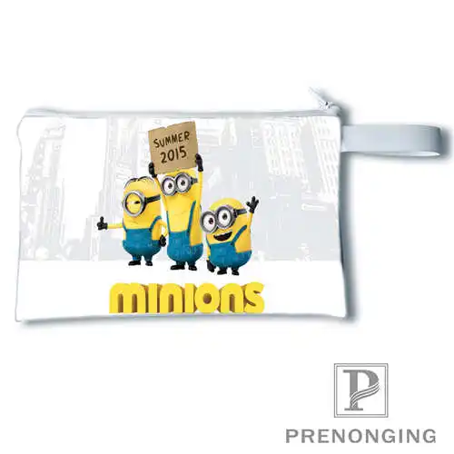 Coin Purse Изготовленный На Заказ кошелек с рисунком миньонов(2) кошелек на молнии нулевой кошелек телефон Сумки для ключей модный небольшой женский кошелёк#19-01-22-5-244 - Цвет: Coin Purse