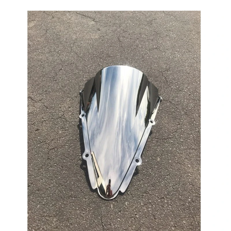 Chrome Ветер экран для 2000 2001 Yamaha YZF-R1 YZF R1 1000 01 ветер экран дефлекторы лобовое стекло дым черный Иридиум - Цвет: Chrome