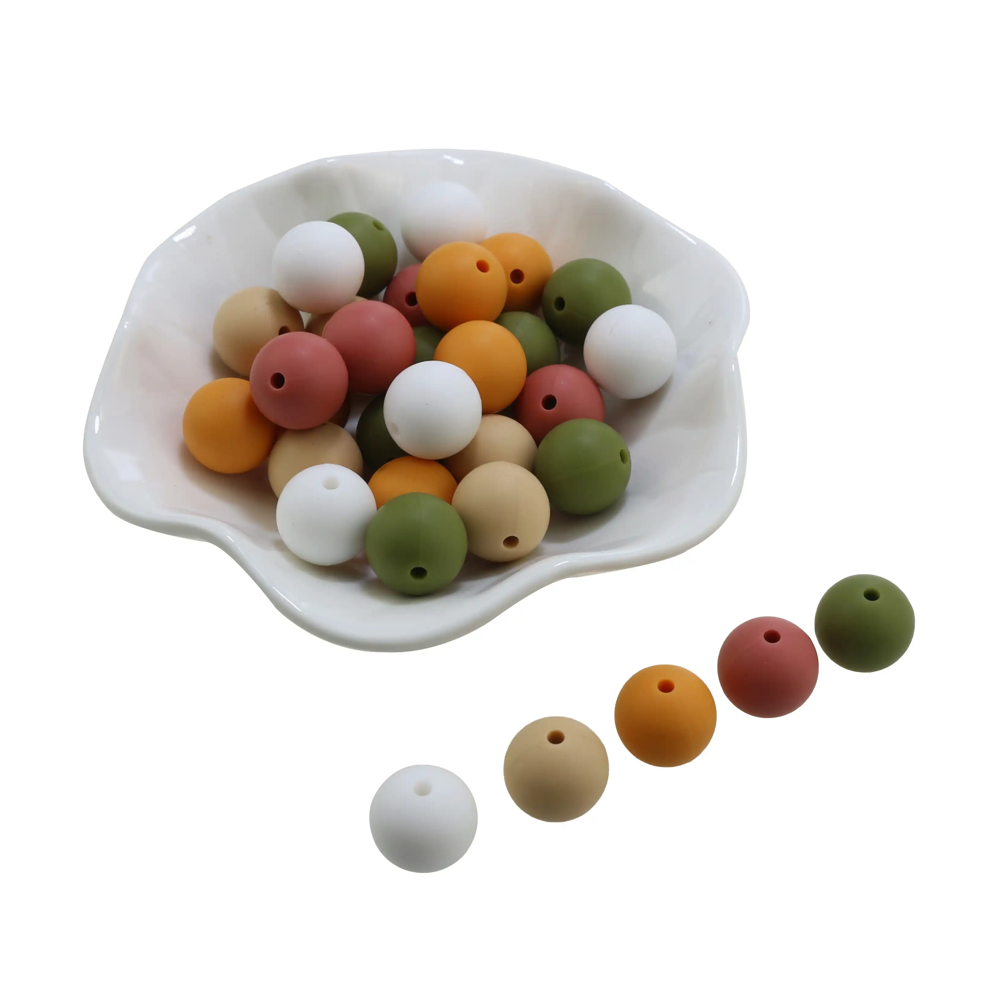 silicone bead teether