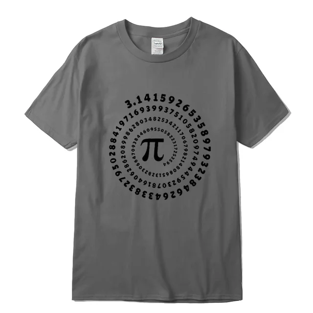 Men's T-shirt 100% cotton short sleeve Mathematical geometry printed men Tshirt  o-neck street style cool funny loose T-shirt TS-2018325