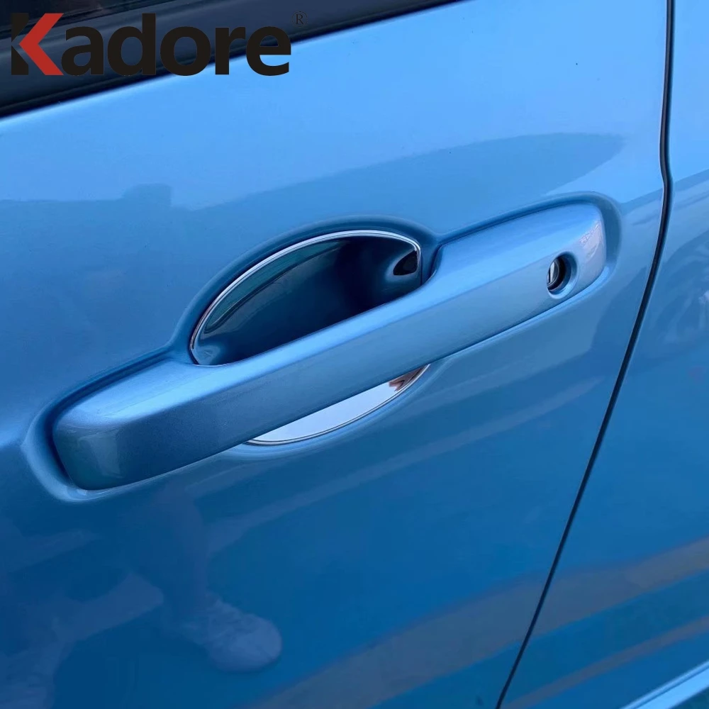 Для Honda Jazz 2020 2021 углеродное волокно боковая дверная ручка чаша крышка отделка