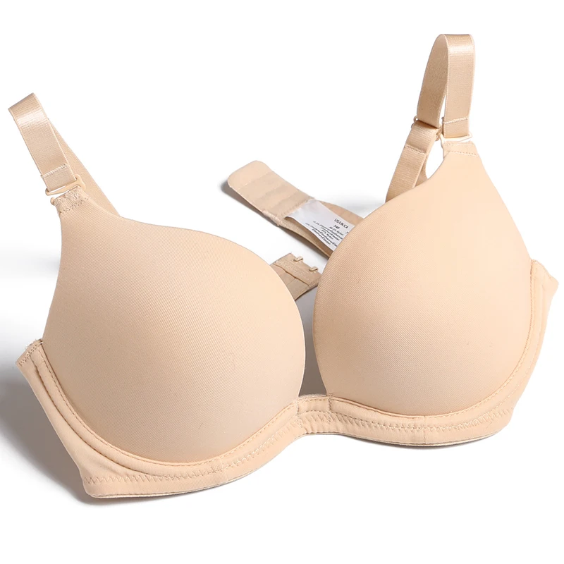 

New Everyday Women Bra Sexy Deep U Convertible Straps Multiway Adjusted Push Up Bras Underwire Padded